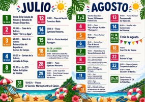 Programa de Actividades de Verano 2026 de Cuevas del Campo